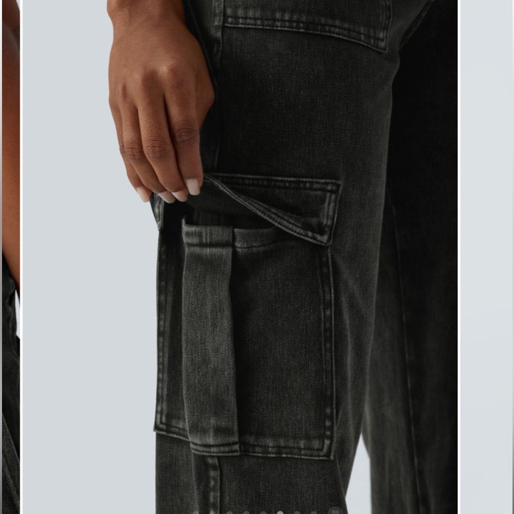HALARA Black Cargo Pants - Picture 13 of 15